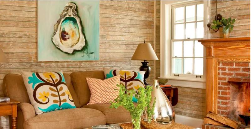 Chỉ cần sửa sang lại một chút, sử dụng những gam màu ấm áp, không gian phòng khách đã trở nên xinh đẹp hơn. phòng khách đẹp